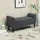 Homcom Polsterbank Dunkelgrau 116 x 44 x 58 cm