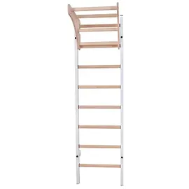 BenchK Sprossenwand ""211"", mit abnehmbarem Klimmzugbügel, 211W, Weiß