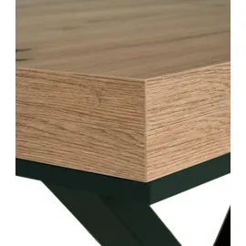 Mäusbacher TAVOLO PLUS 200 x 79,5 x 100 cm Asteiche Dekor/Schwarz