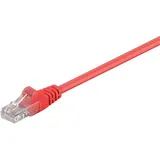 goobay CAT 5e Patchkabel, U/UTP, Rot