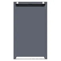 FM-SOLAR Mülltonnenbox 68 x 80 x 116 cm grau