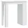 vidaXL Bartisch mit Ablagefläche 102 x 50 x 103,5 cm Weiß
