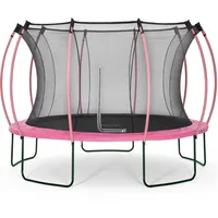 Plum Springsafe Trampolin Wave 366 cm inkl. Sicherheitsnetz flamingo pink