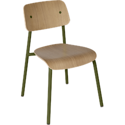Fermob STUDIE Stuhl aus Eichenholz Aluminiumgestell - Pesto - 51,7
