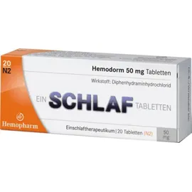 Hemopharm Hemodorm 50mg Einschlaftabletten