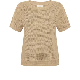 Cartoon Strickpullover Beige/Gold 36