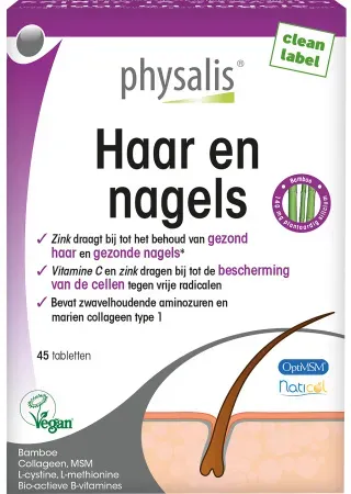 Physalis Haar Und Nägel Nahrungsergänzungsmittel 45 Tabletten