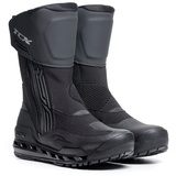 TCX Clima 2 Surround Gore-Tex Motorrad-Touring-Stiefel, Black Dark Grey, 45 EU