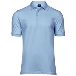 Tee Jays  Herren Stretch Poloshirt Milo in Blau, Gr. S