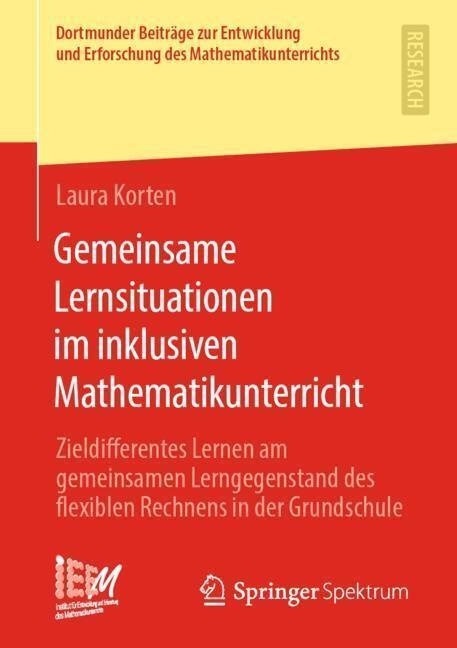 Gemeinsame Lernsituationen Im Inklusiven Mathematikunterricht - Laura Korten  Kartoniert (TB)