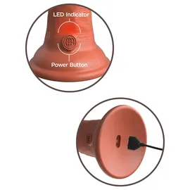 King Cock Elite King Cock“ „8“ Vibrating Silicone Dual Density Cock, Tan, 8 Zoll