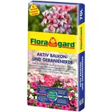 Floragard Aktiv Pflanzenerde für Balkon und Geranien 70 l