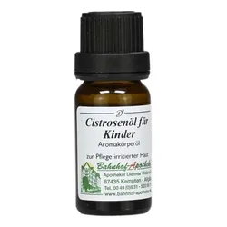 Bahnhof-Apotheke Cistrosenöl Kinder 10ml