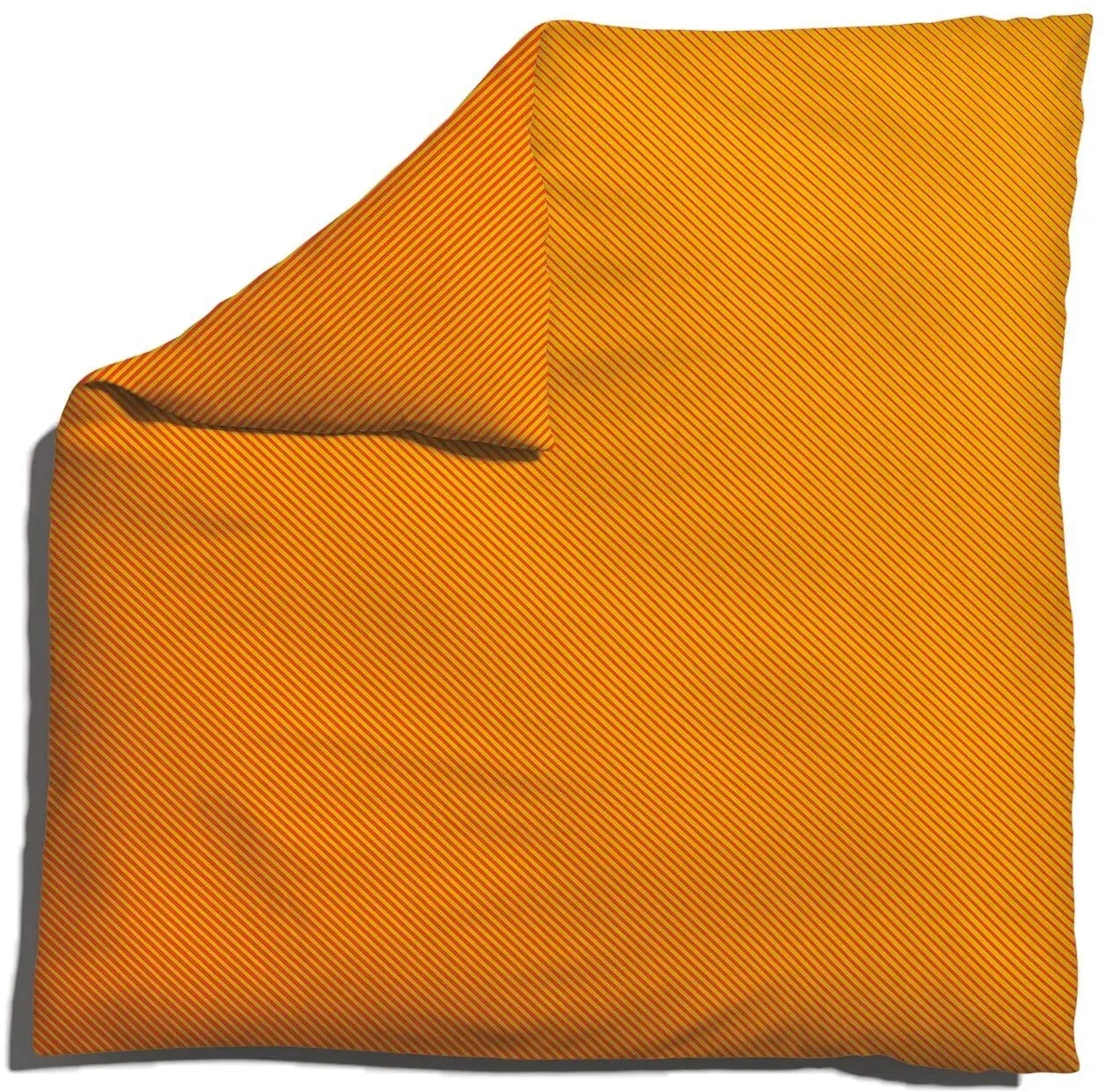 Schlafgut Woven Fade Bettwäsche Bettbezug einzeln 240x220 cm | yellow-deep-red-mid - orange