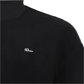 Jack Wolfskin Sumetro Half Zip Sweatjacke Herren Schwarz 3XL