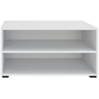 hom'in Bücherregal 91 x 45 x 40 cm Weiß