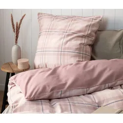 Tchibo - Flanell-Bettwäsche - rosa