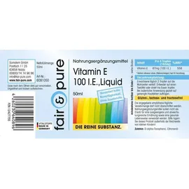 Fair & Pure Vitamin E Öl 100 I.E. 50 ml