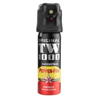 Abwehrspray TW1000 Pfefferspray mit LED zielgenauer Strahl, 63 ml