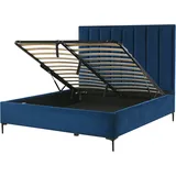 Beliani Sezanne 140 x 200 cm Blau