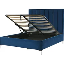 Beliani Sezanne 140 x 200 cm Blau