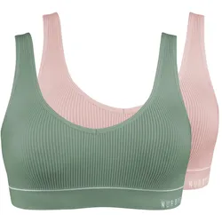 NUR DIE Damen Bustier Retro 2er Pack