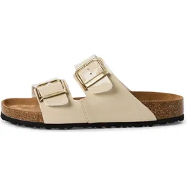 TAMARIS Damen Pantolette flach, beige, 39 EU