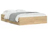 vidaXL Langston 120 x 200 cm Sonoma-Eiche