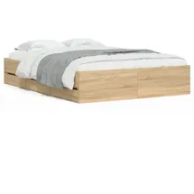 vidaXL Langston 120 x 200 cm Sonoma-Eiche