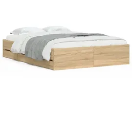 vidaXL Langston 120 x 200 cm Sonoma-Eiche