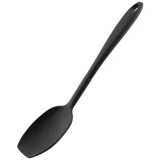 KOCHBLUME Soßenlöffel L | Premium-Silikon & BPA frei| Hitzebeständig | Spülmschinenfest | 30cm | Farbe: anthrazit