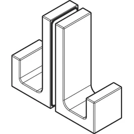 Hansgrohe Axor Uni Rectangular mattschwarz