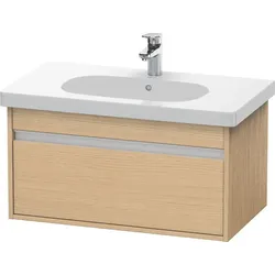 Duravit Waschtischunterschrank wandhängend „Ketho“ 80 × 41 × 45,5 cm in Eiche Natur