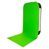 Manfrotto Hintergrundbespannung mit Bodenschleppe Chroma.Grün 180x215c