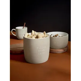 Asa Selection Dose filled with love beige 15 cm x 14,5 cm
