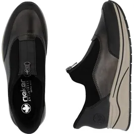 Rieker Loafer Herren Schwarz/Beige/Braun 41