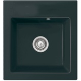 Villeroy & Boch Subway 45 XS flat ebony + Handbetätigung + Lochbohrungen