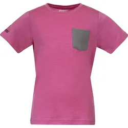 Bergans Myske Wool Kids Tee ibis rose (21628) 116