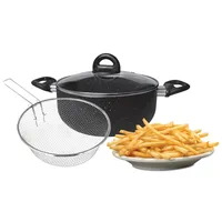 Cheffinger Frittiertopf 3 tlg. Topf-Set