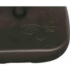 Hi Schirmständer Papillon 20 Liter Kunststoff Anthrazit