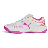 Puma Unisex Adults' Sport Shoes SOLARCOURT RCT Tennis Shoes, PUMA WHITE-RAVISH-FAST YELLOW, 42.5