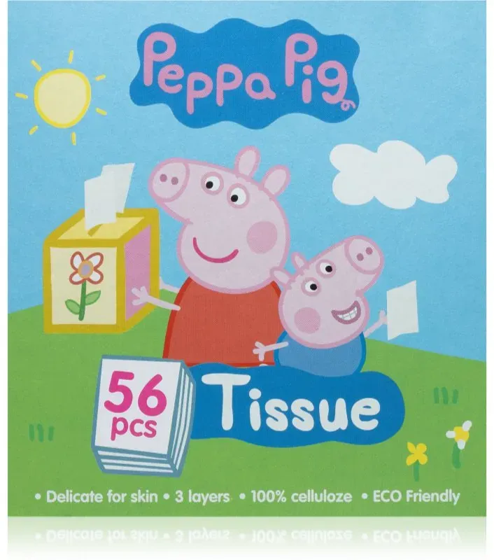 Peppa Pig Tissue Papiertaschentücher 56 St.