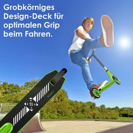 Kesser KESSER® Stunt Scooter X-Limit-Pro 360° Lenkung Funscooter Stuntscooter mit Ständer ABEC 9 Kugellagern, 110 mm PU Räder , Kickscooter Tretroller Cityroller Trick Roller für Kinder Erwachsene