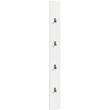 xonox.home Bad Prisma X76A9729 Paneel Wandgarderobe Badpaneel in weiß Nachbildung, ca. B/H/T 16x150x6 cm