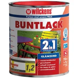 Wilckens Buntlack 2in1 Reinweiß glänzend 0,75 l