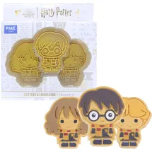 PME Legend PME Harry Potter Plätzchen & Fondant Ausstecher, Harry, Ron & Hermione