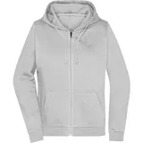 James & Nicholson Damen Kapuzen Sweatjacke JN755 grey heather M