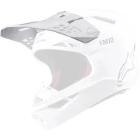 Alpinestars S-M10 Solid, Helmschirm - Weiß