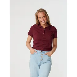 Poloshirt - Burgund - TeeShoppen