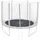 Jawinio Trampolin-Sprungtuch Schwarz 3,05 m
